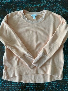 Athleta Coaster Luxe Waffle Sweatshirt